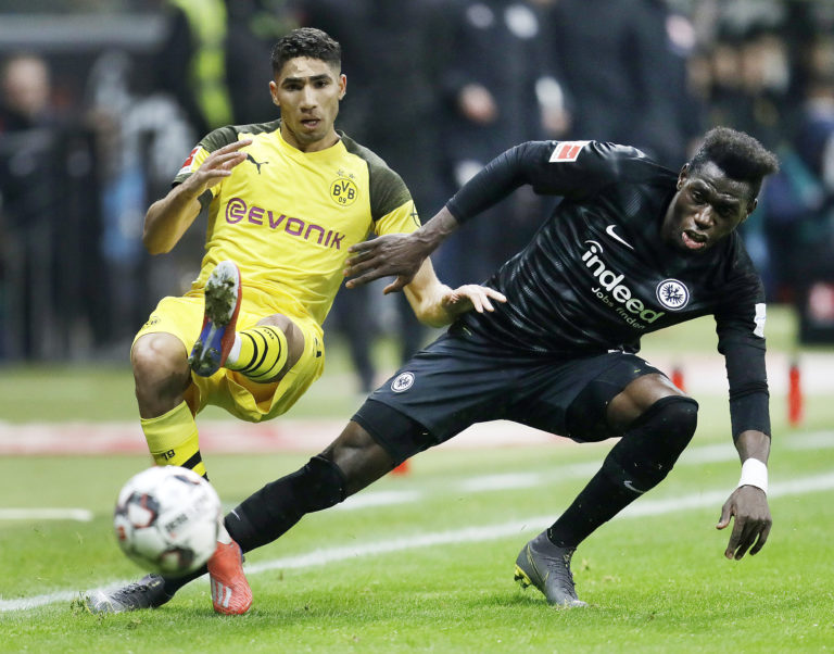Achraf Hakimi, Dortmund, Danny da Costa, Eintracht Frankfurt