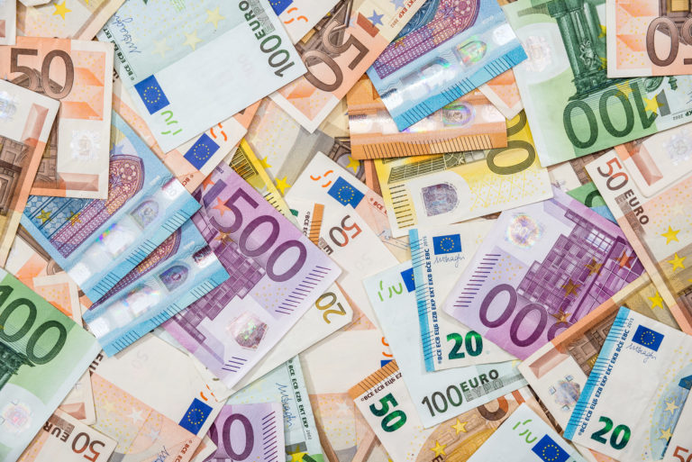 Euro, peniaze