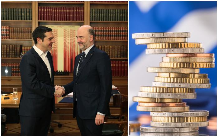 Grécko, Alexis Tsipras, Pierre Moscovici