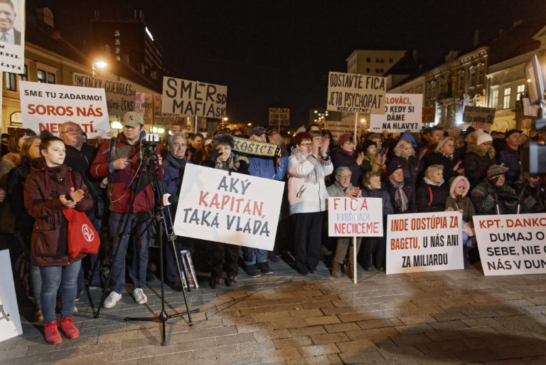 ZHROMAŽDENIE: Za slušné Slovensko v Košiciach