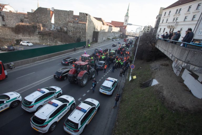 Protest farmárov