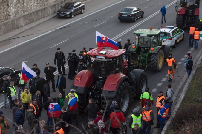 Protest farmárov