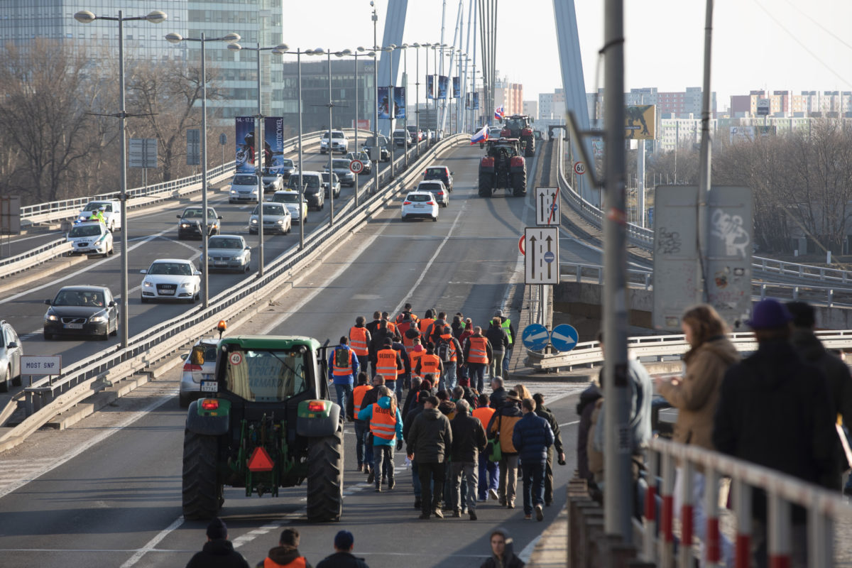 PROTEST: Farmári v Bratislave