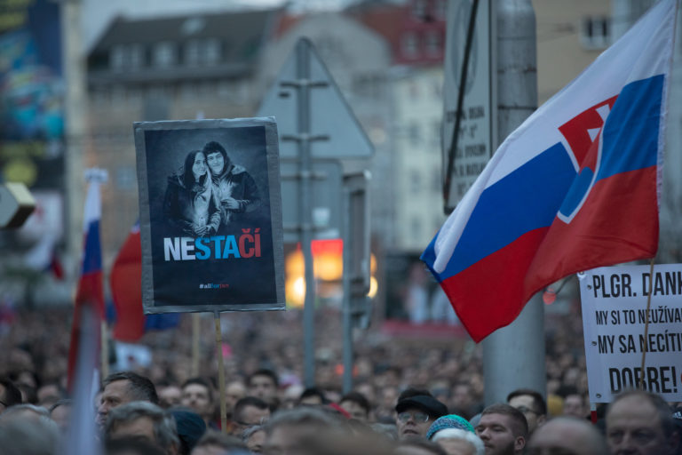 ZHROMAŽDENIE: Za slušné Slovensko v Bratislave