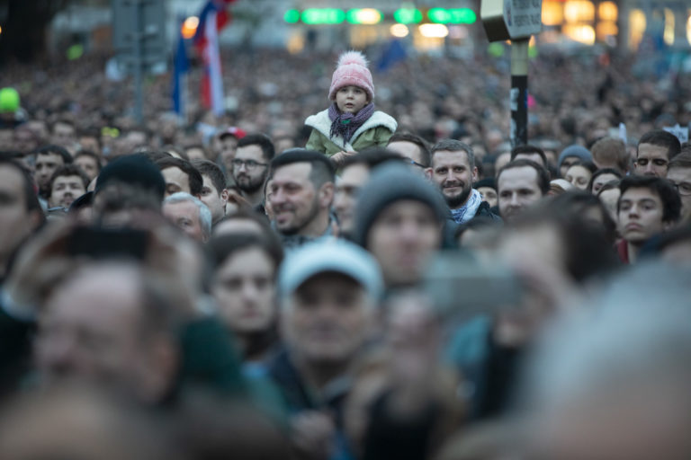 ZHROMAŽDENIE: Za slušné Slovensko v Bratislave