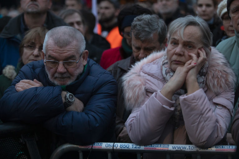 ZHROMAŽDENIE: Za slušné Slovensko v Bratislave