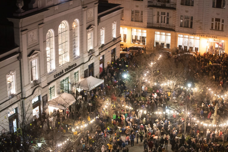 ZHROMAŽDENIE: Za slušné Slovensko v Bratislave
