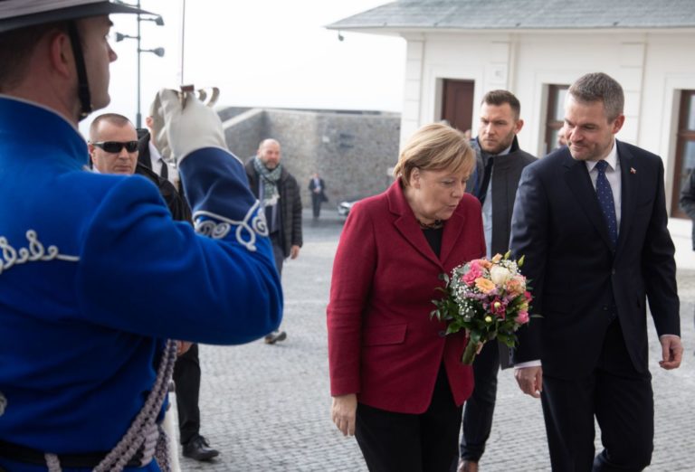 Angela Merkelová, Peter Pellegrini