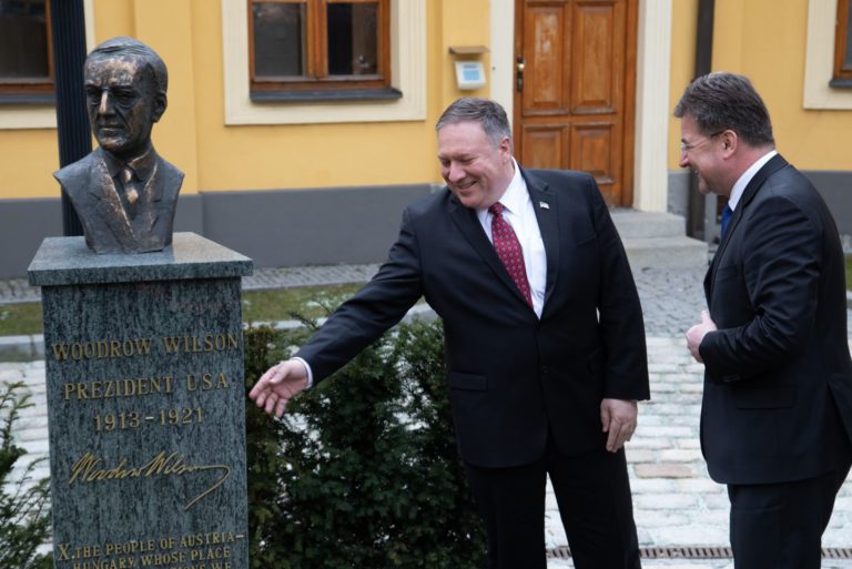 Mike Pompeo, Miroslav Lajčák