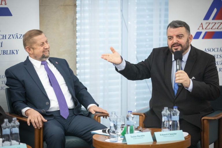 Štefan Harabin, Eduard Chmelár