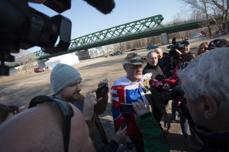 Patrik Magdoško, protest farmárov