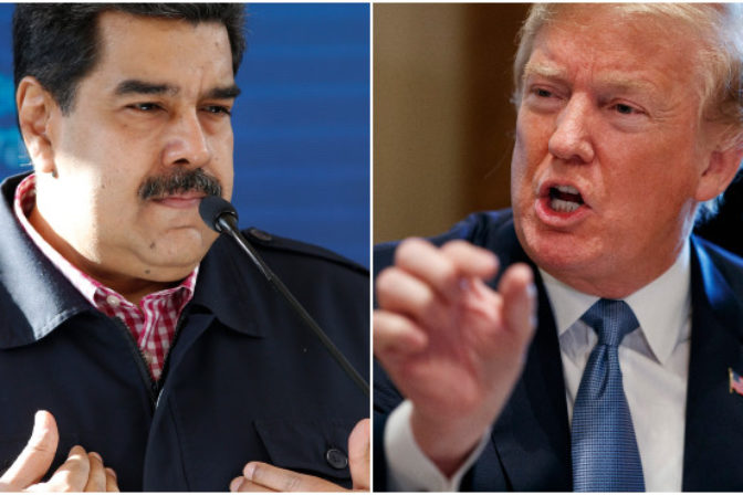 Nicolás Maduro, Donald Trump