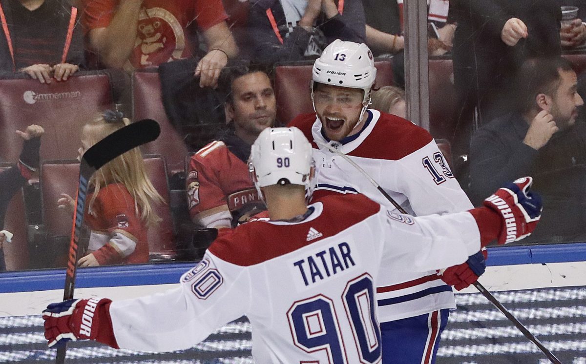 Max Domi, Tomáš Tatar, Montreal Canadiens