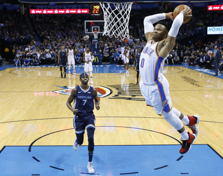 Russell Westbrook, Justin Holiday