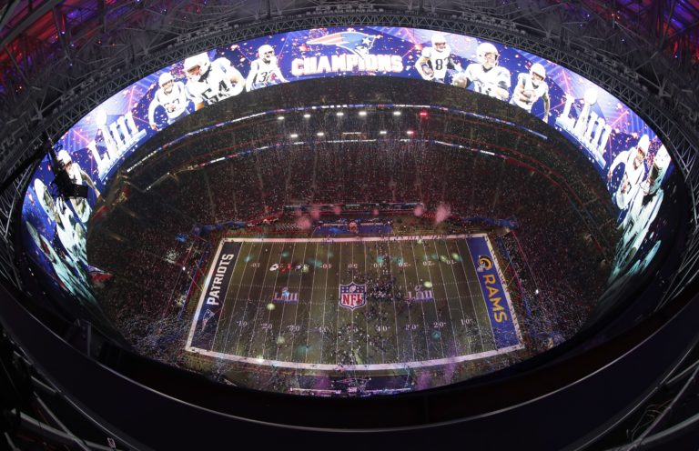 LIII. Super Bowl (Atlanta): Los Angeles Rams – New England Patriots