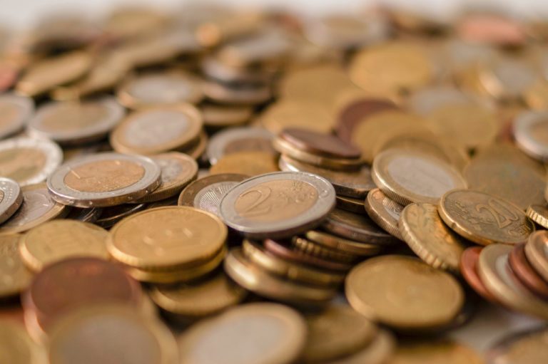 Euro, euromince, peniaze, mince