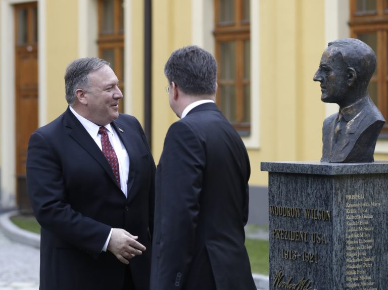 Mike Pompeo, Miroslav Lajčák