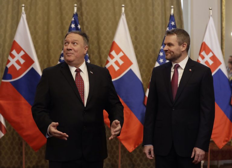 Mike Pompeo, Peter Pellegrini