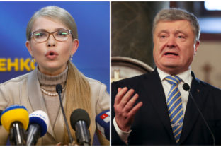 Julija Tymošenková, Petro Porošenko.