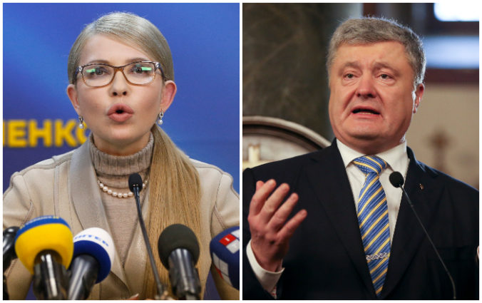 Julija Tymošenková, Petro Porošenko.