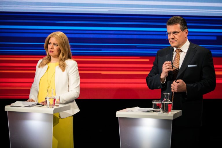 Zuzana Čaputová, Maroš Šefčovič