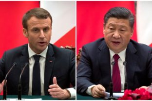 Čína, Francúzsko, Emmanuel Macron, Si Ťin-pching