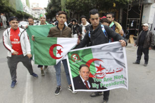 Alžírsko, protest