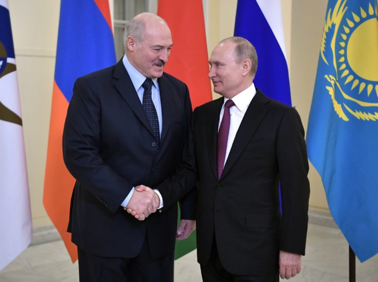 Alexander Lukašenko, Vladmir Putin