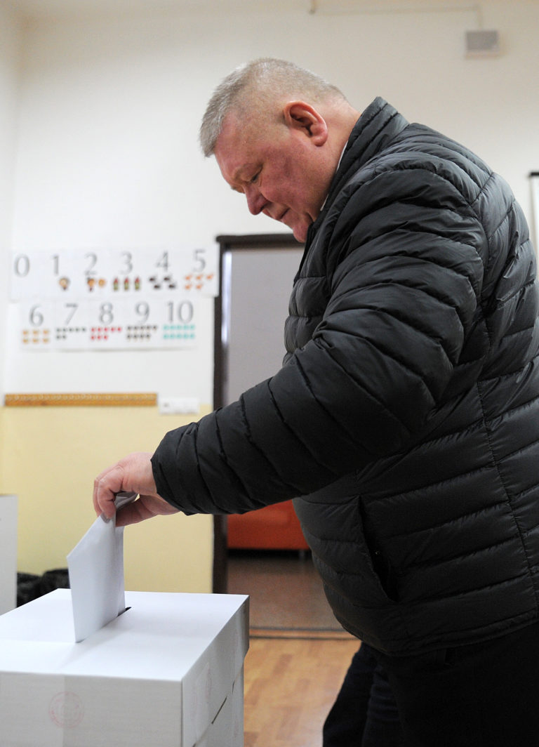 Prezidentské voľby 2019 na Slovensku: Volebný akt rehoľných sestier v Nitre