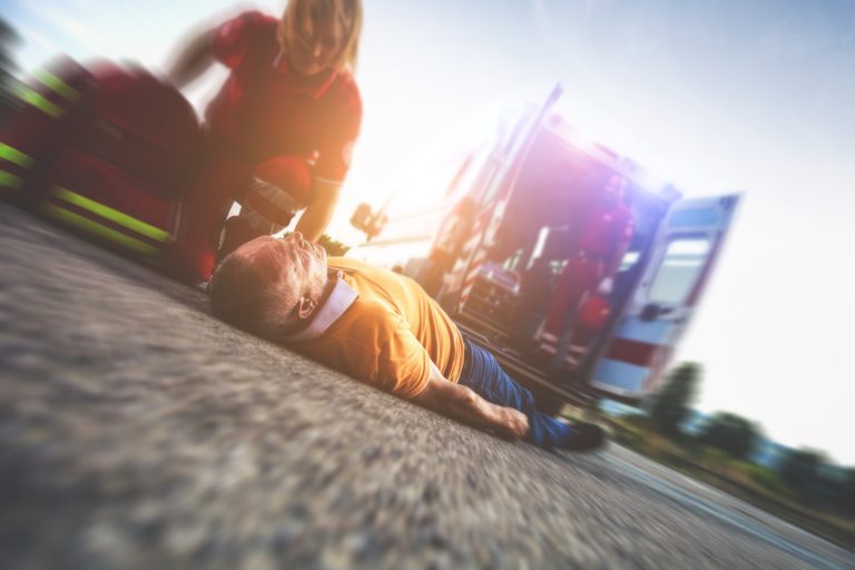 Myocardial attack on the street