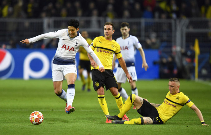 Zápas Borussia Dortmund and Tottenham Hotspur