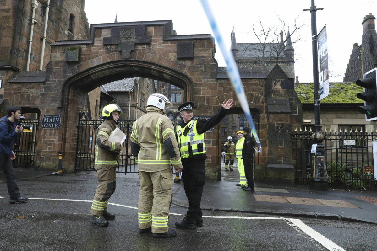 Glasgow, polícia, univerzita