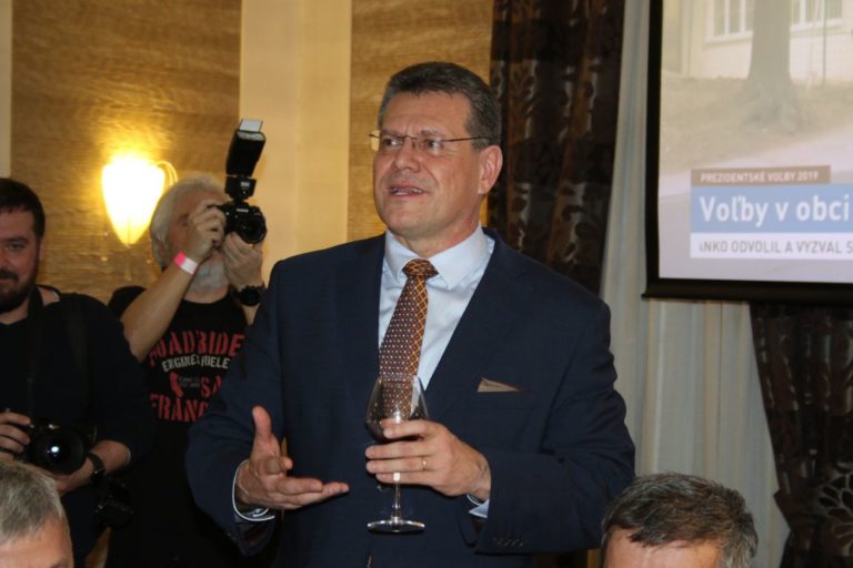 Maroš Šefčovič, prezidentské voľby 2019