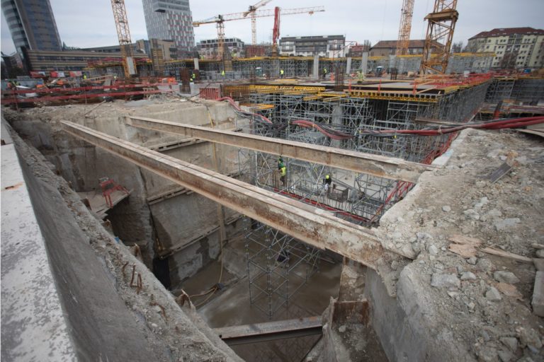 Výstavba Stanice Nivy