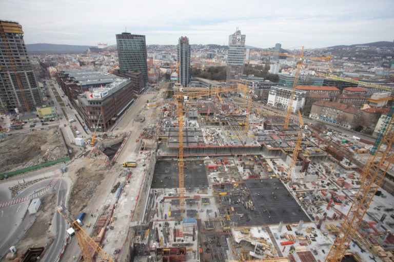 Výstavba Stanice Nivy