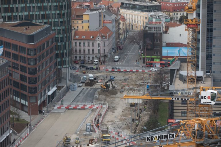 Výstavba Stanice Nivy