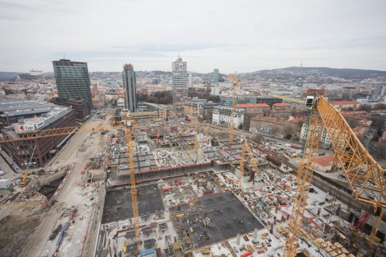 Výstavba Stanice Nivy