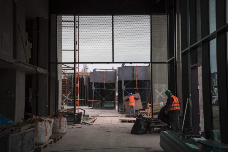 Výstavba Stanice Nivy