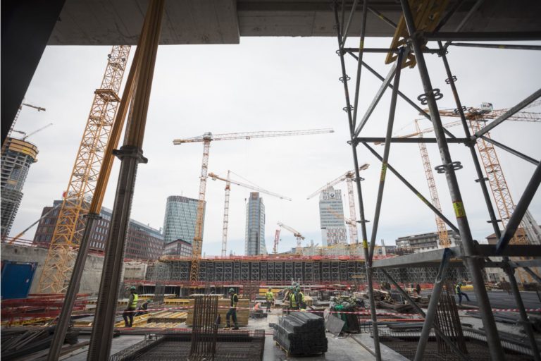 Výstavba Stanice Nivy