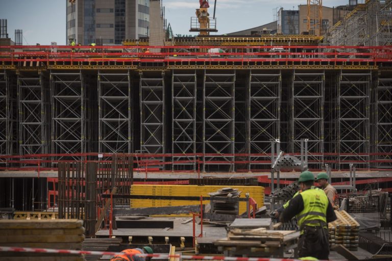 Výstavba Stanice Nivy