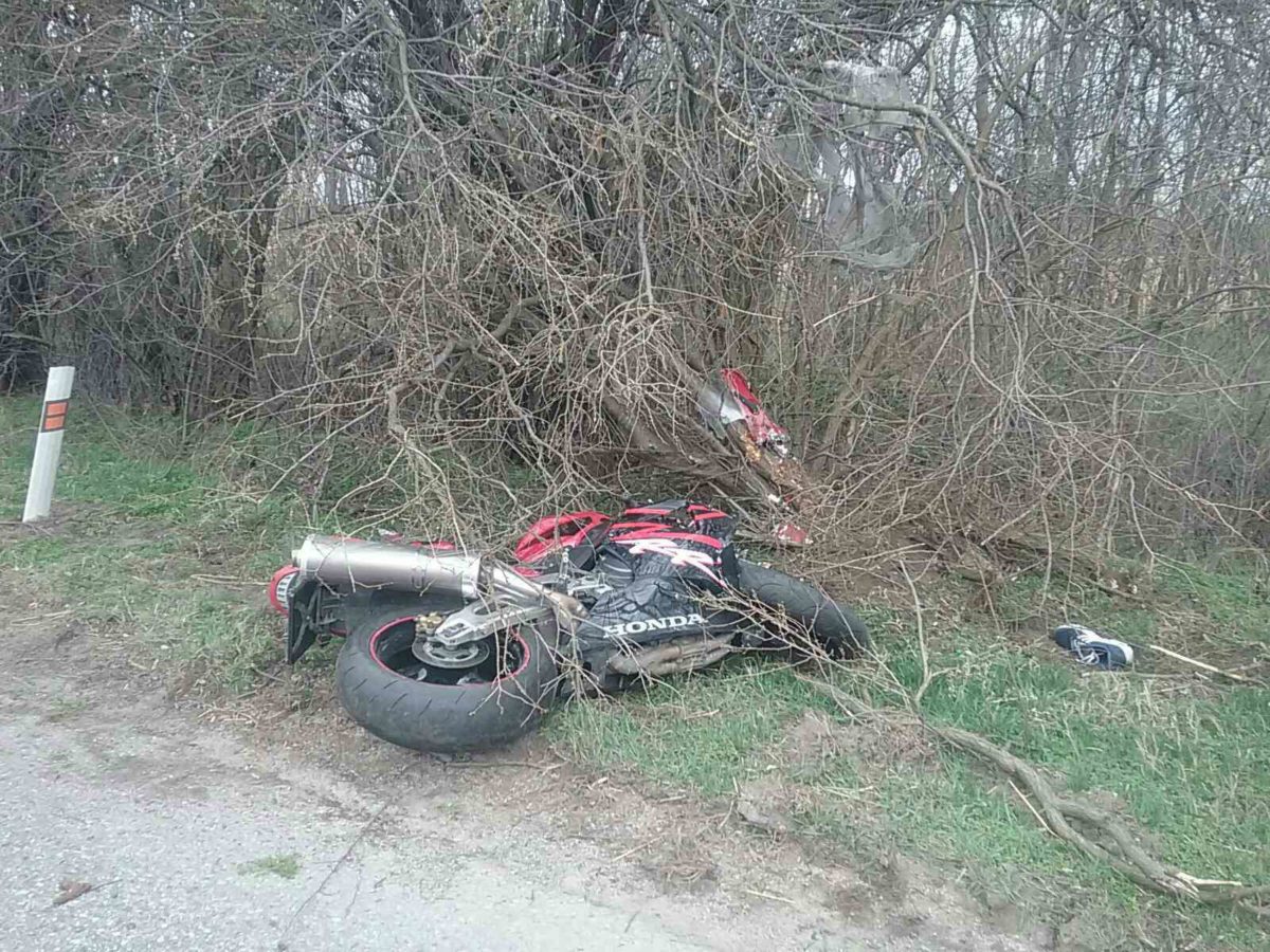 Motorka, dopravná nehoda