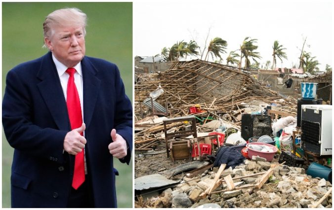 Donald Trump, Mozambik, cyklón Idai