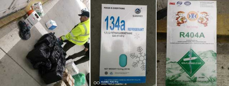 nebezpečné plynu, polícia