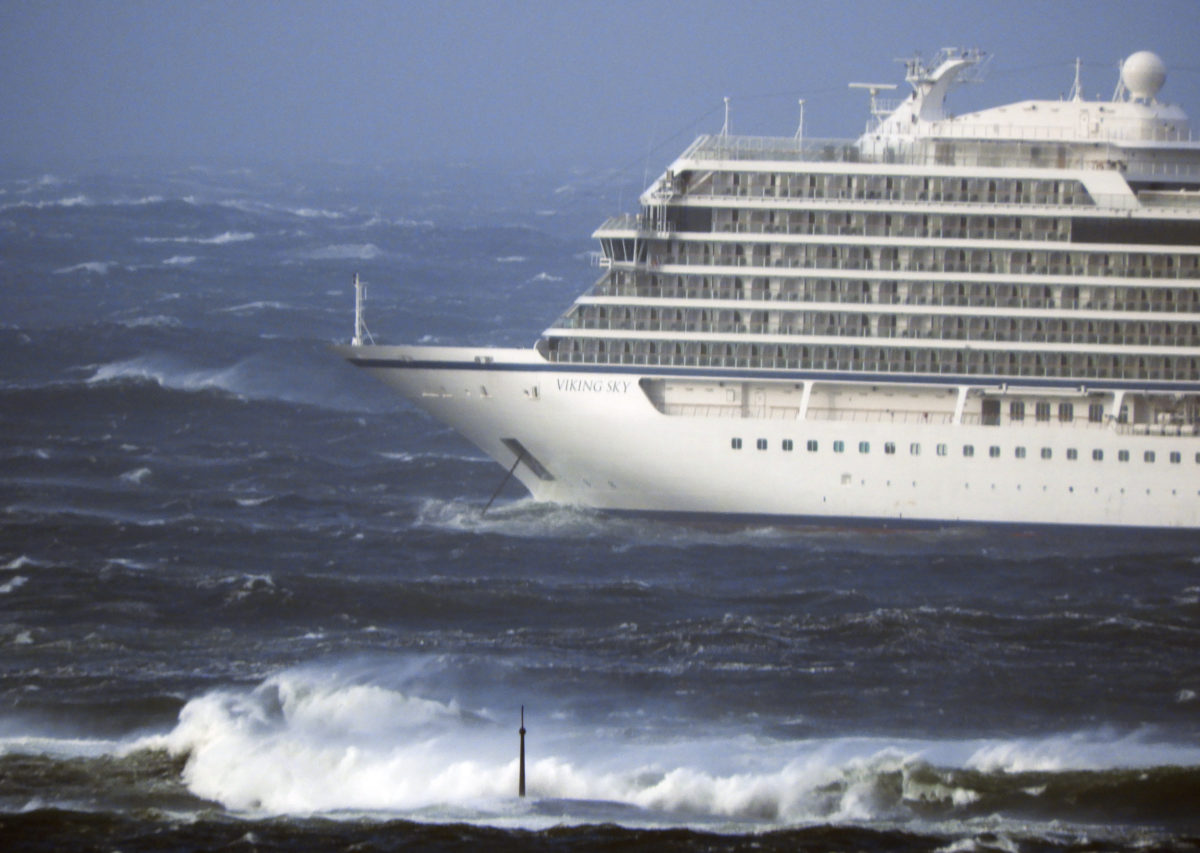 Záchrana ľudí, Viking Sky, Nórsko
