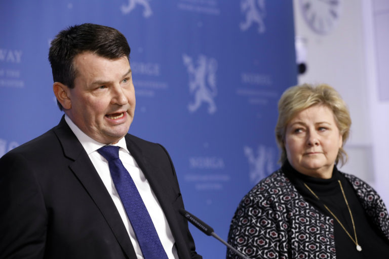 Tor Mikkel Wara Erna Solbergová