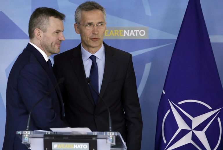 Peter Pellegrini, Jens Stoltenberg
