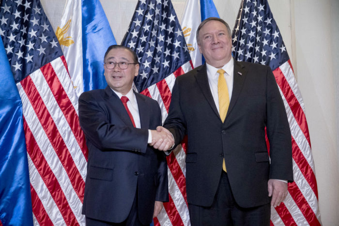 Teodoro Locsin, Mike Pompeo