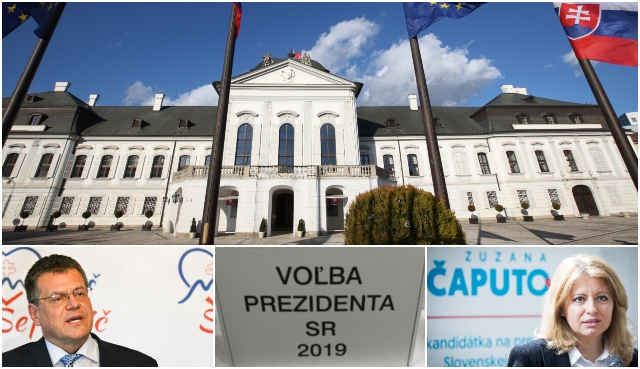 Prezidentské voľby 2019 na Slovensku (2. kolo): Maroš Šefčovič, Zuzana Čaputová