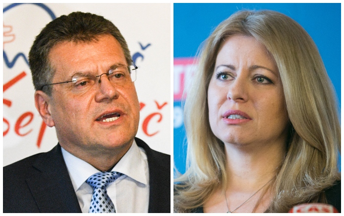 Zuzana Čaputová, Maroš Šefčovič