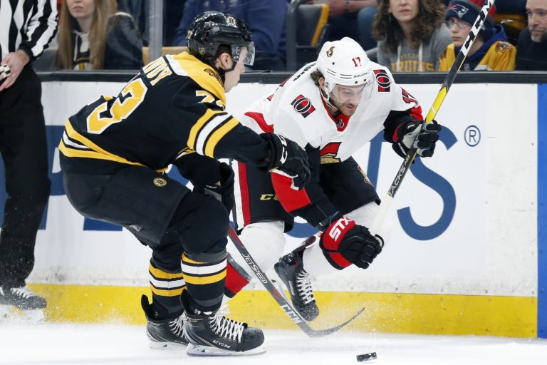 Brian Gibbons, Charlie McAvoy, Boston Bruins, Ottawa Senators